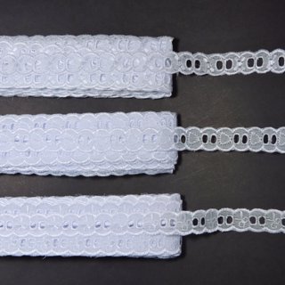 Passa Fita Bordado Inglês com 2 cm 90% Poliéster 10% Algodão em Oferta na Shopee