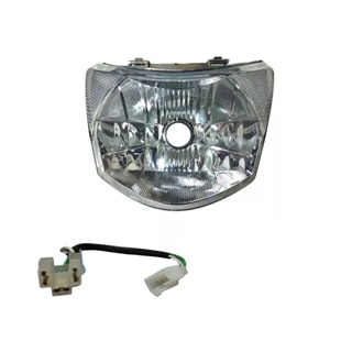 Bloco Optico Biz 110 125 2011 2012 2013 2014 2015 2016 2017 Encaixe H4 e Soquete Chicote Para Adaptação em Oferta na Shopee