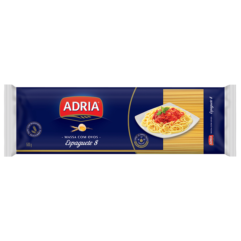 Adria Massa C/ Ovos Espaguete 8 500G