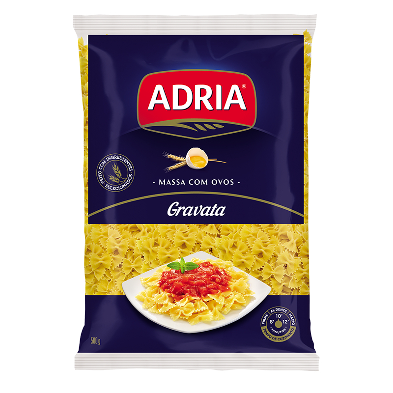Adria Massa C/ Ovos Gravata 500G
