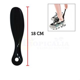 Calçadeira de Plástico para Sapato Tênis Bota Calçados Calçador 18cm em Oferta na Shopee