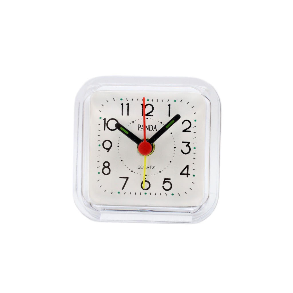 Relógio De Mesa Despertador Alarme Analógico Quadrado Vintage Incolor