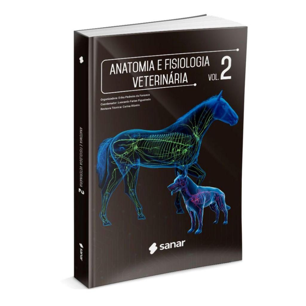 Livro de Anatomia e Fisiologia Veterinária vol. 1 e 2 Editora Sanar Lançamento — imagem 2 de 2