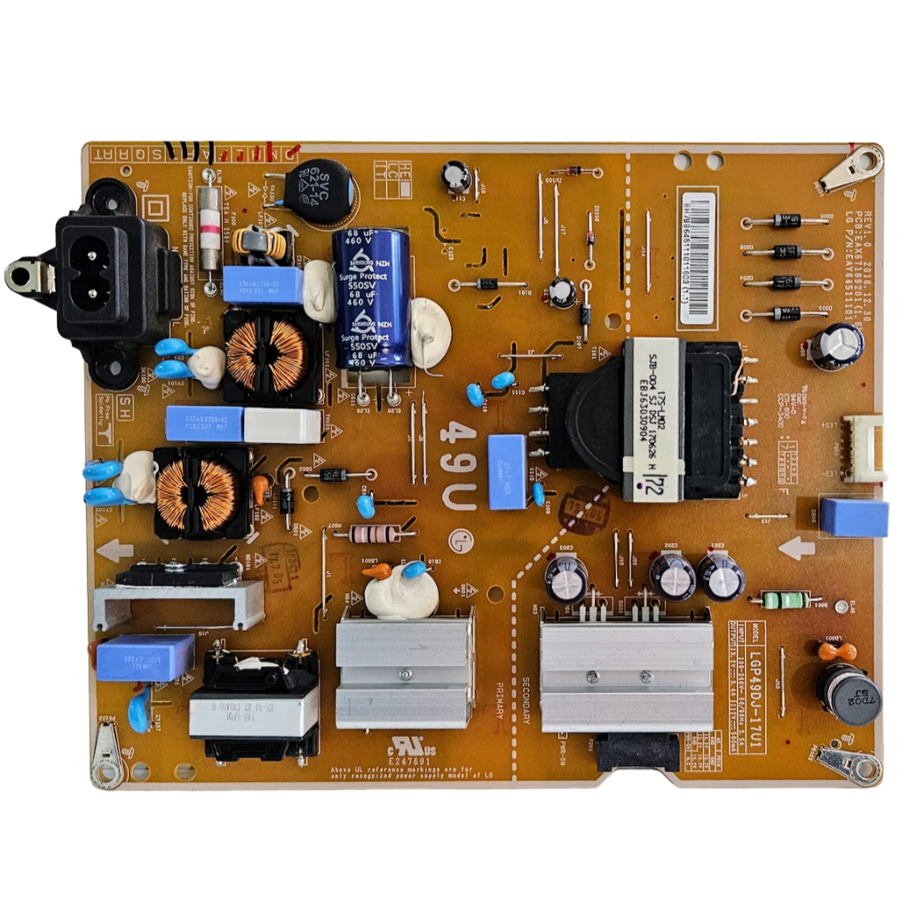 PLACA DA FONTE PARA TV 49UJ6300 /UM7300 /UK6310 EAX67189201