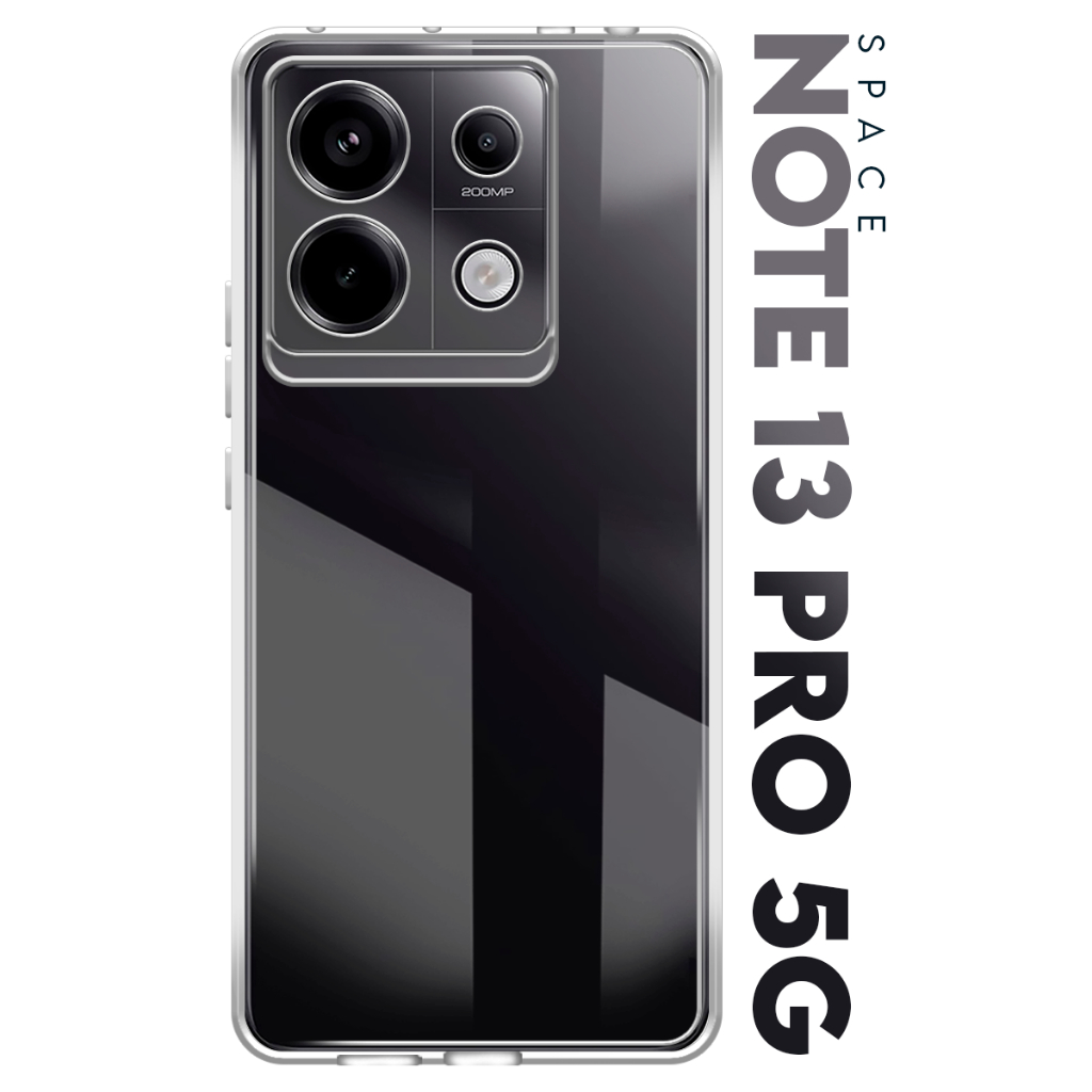 Case Capinha Case Anti Impacto Space Acrílico Transparente Protetora para Xiaomi Redmi Note 13 Pro 5g tela 6.67 em Oferta na Shopee