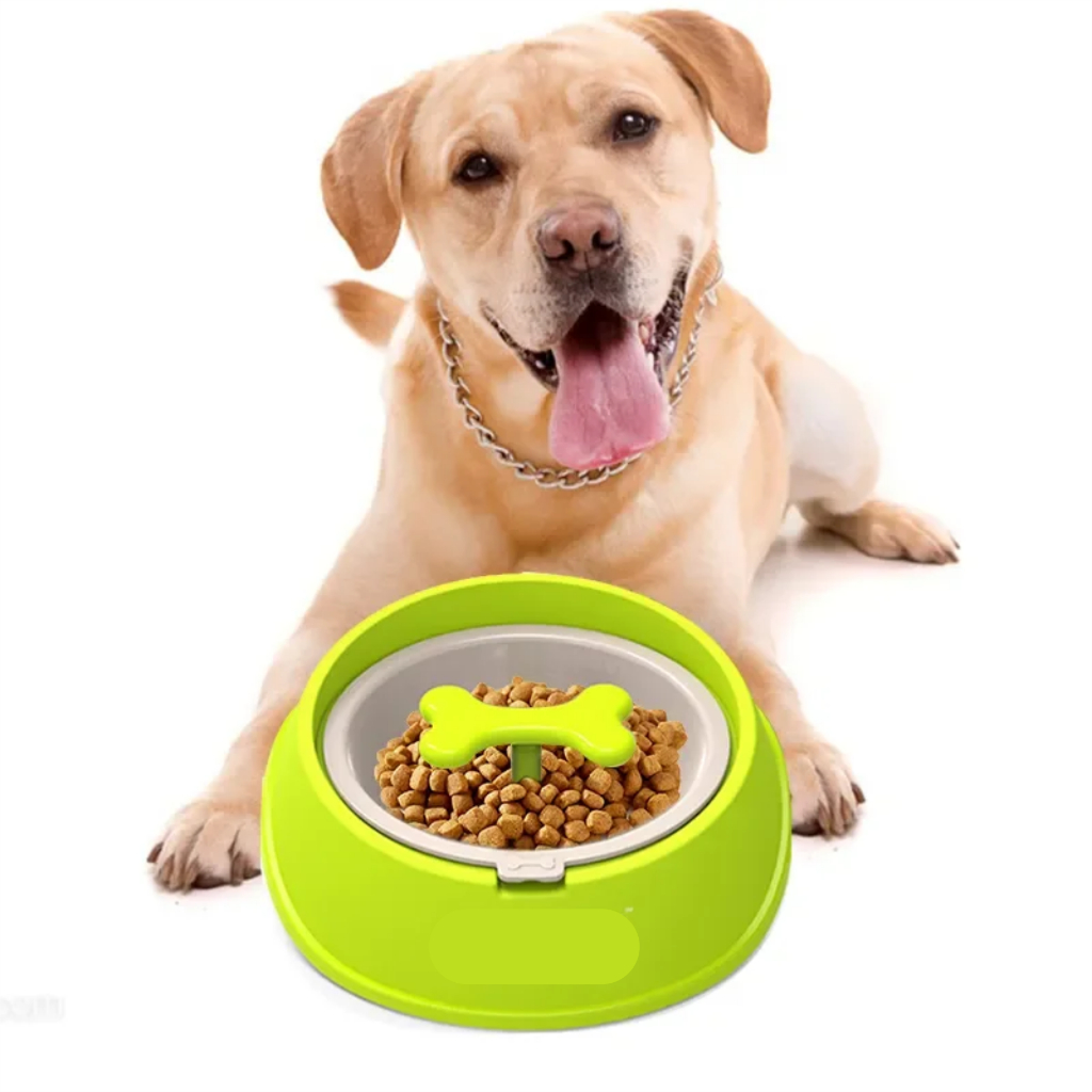 Comedouro lento educativo interrativo  Para Alimentação Cães e Gatos  Cachorro DOG 20x19x7 400 ML Felinos