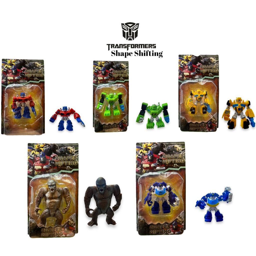 Robôs Rescue Bots Optimus Primal Gorila  Brinquedos Colecionáveis Articulado Cartelado