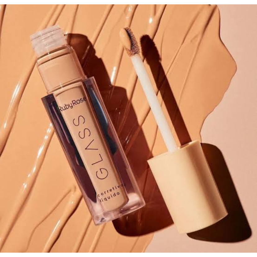 Corretivo Liquido Facial Glass By Ruby Rose 5ml - HB911