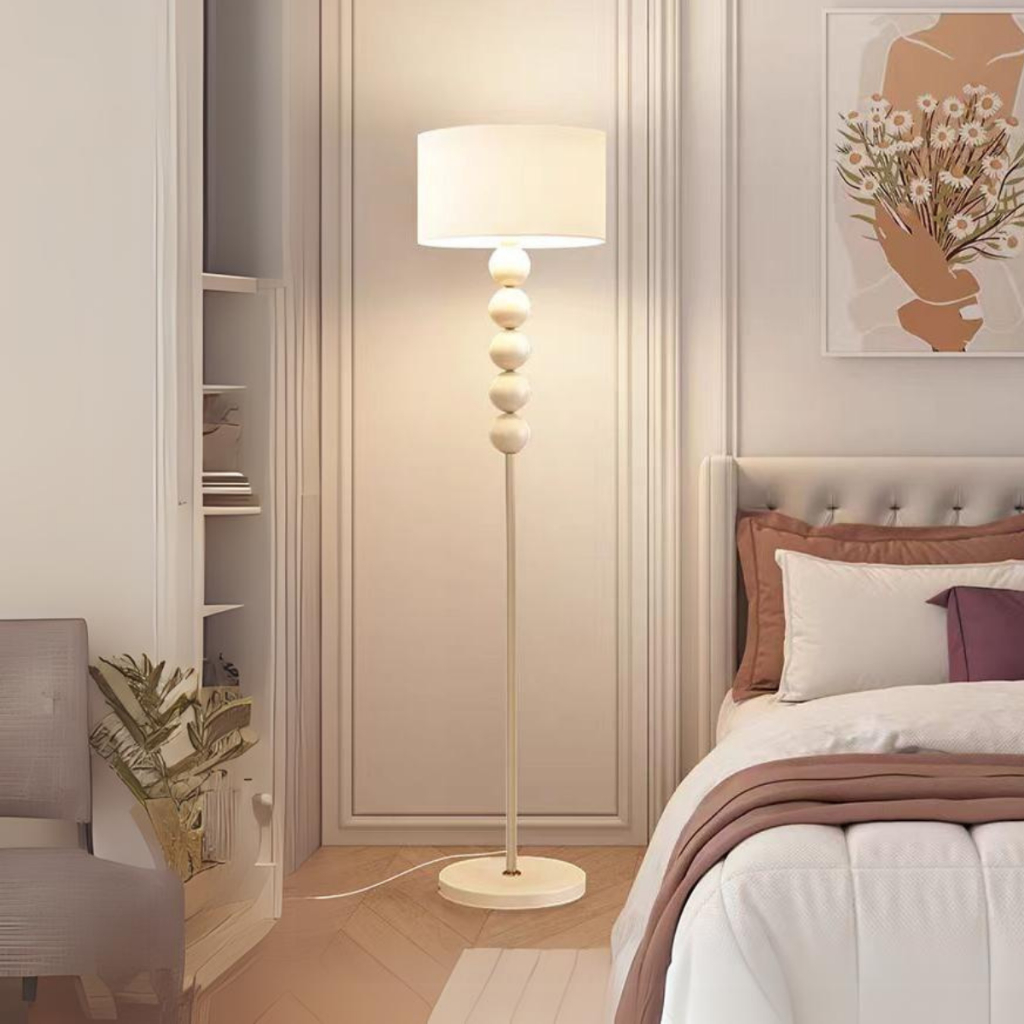 (2002) Luminária Chão Três Nível Estilo Assoalho Madeira Para Sala Quarto Escritório Preta Ou Branca em Oferta na Shopee