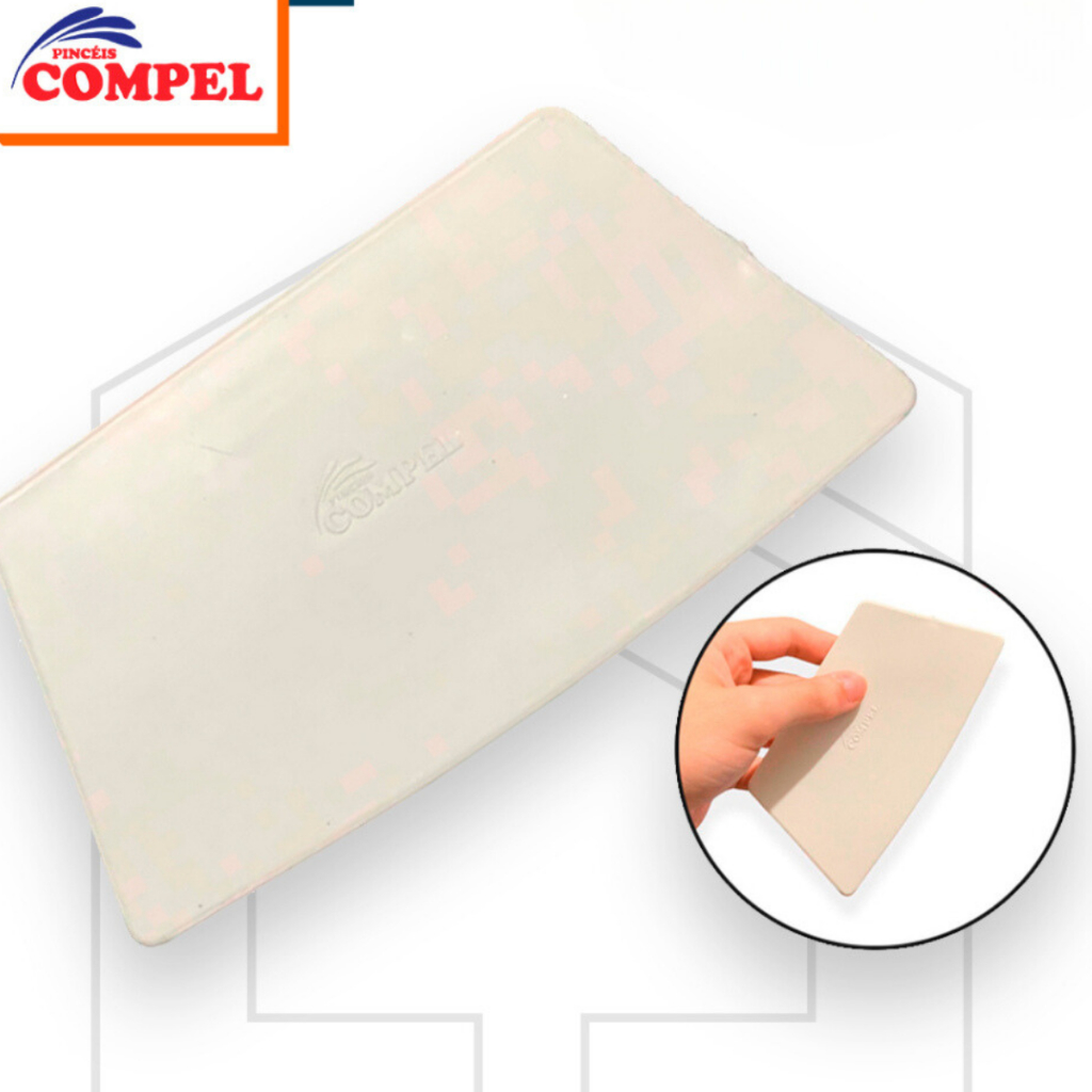 Espátula Plástica Aplicador de Massa Corrida e Massa Plástica Rejunte Espátula PVC Adesivo Celulose