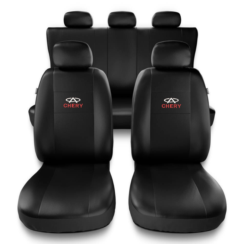 Capa de Banco Couro Automotivo Chery Celer Cielo QQ Face Tiggo