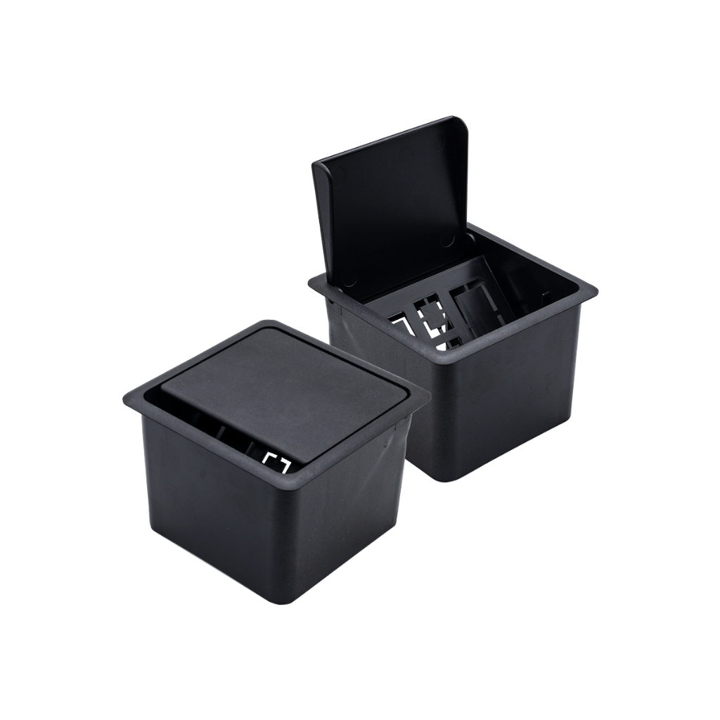 Caixa Embutir Tomada Na Mesa Usb Hdmi - Caixa Vazia 94x94mm
