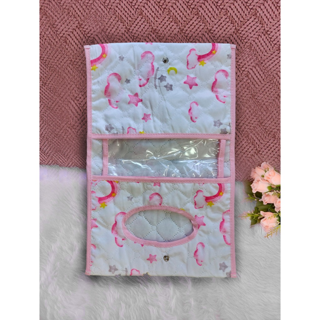 Porta Fralda Lenço Umedecido Pomada Portátil Bebê Menino Menina
