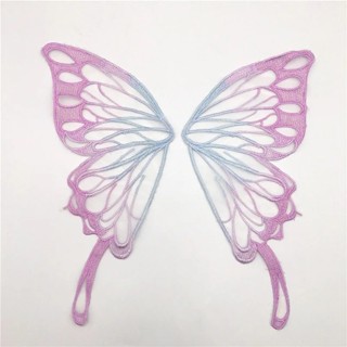 Asa de Borboleta Fantasia Infantil Aplique de Renda Bordada 1 Par em Oferta na Shopee