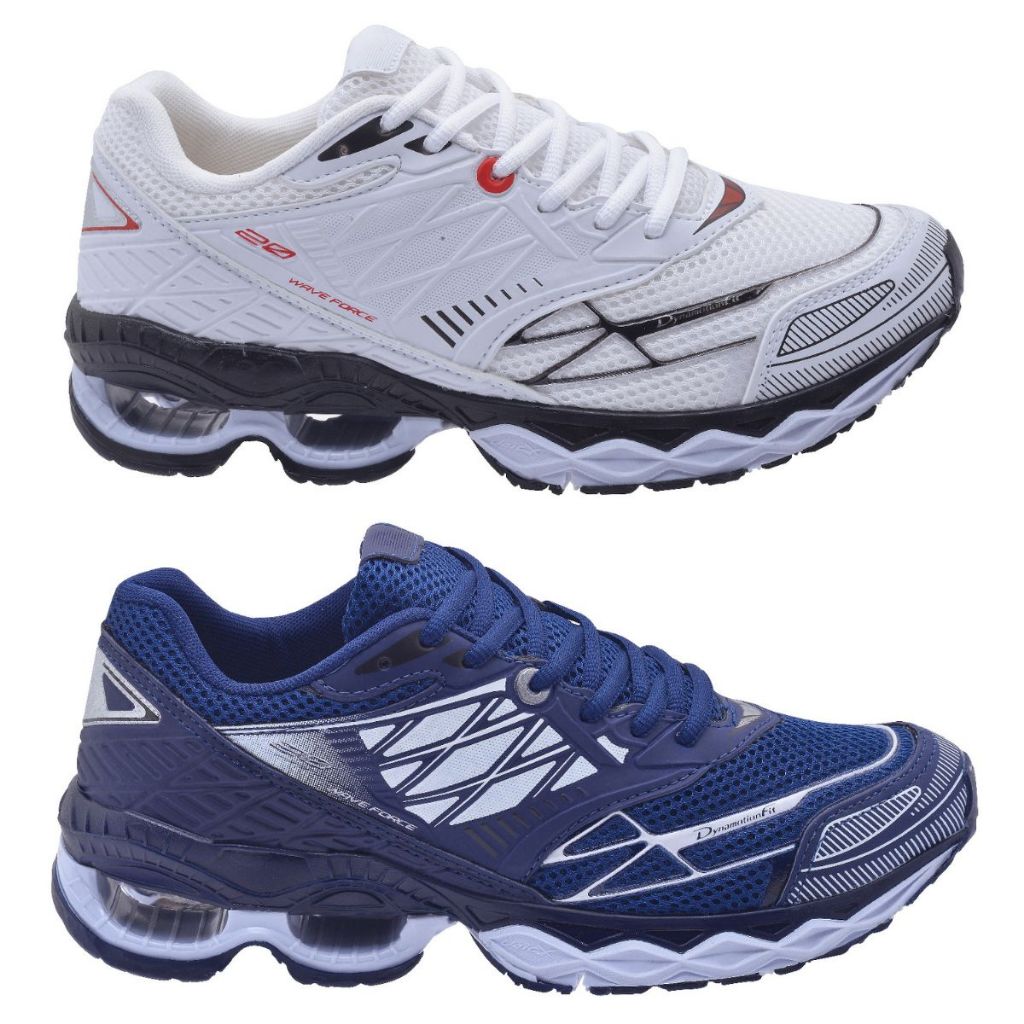 Kit Tênis Masculino 02 Pares Esportivo Academia Corrida Envio Imediato