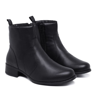 Bota Feminina Botinha Promoção Coturno cano Curto Salto de Borracha Tendência Super Confortavel em Oferta na Shopee