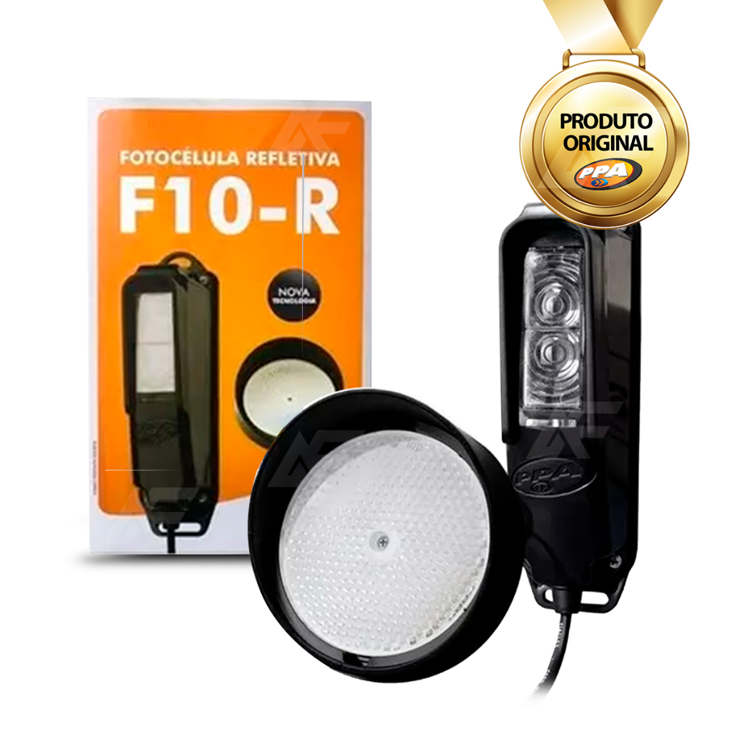 Aparelho Sensor De Segurança Barreira Ativa Fotocélula F10 Ppa