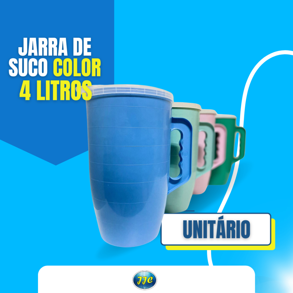 Jarra 4 Litros de Suco Para Bebida Agua Suco Casa Festa Evento - Colorida em Oferta na Shopee