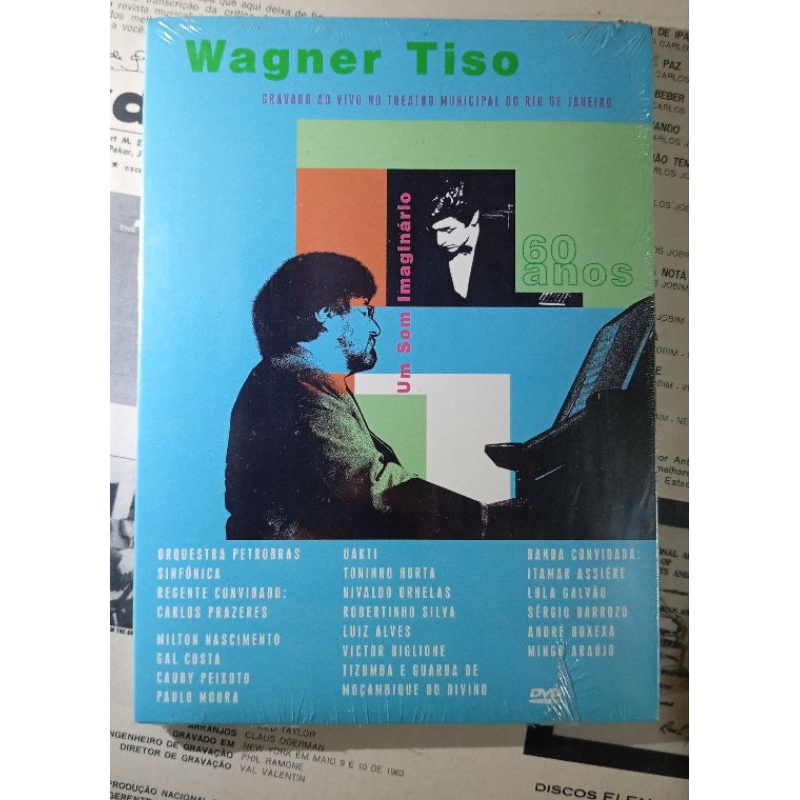 dvd Wagner tiso, 60 anos - um som imaginário.
