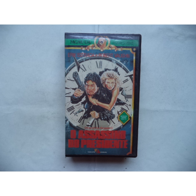 Fita Vhs O Assassino do Presidente Original Legendado Erik Estrada Robert Vaughn