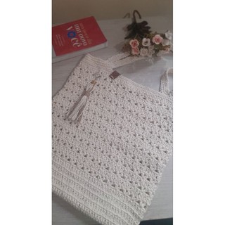 Bolsa de Crochê Milão/Bolsa Artesanal de ombro/Bolsa de Praia