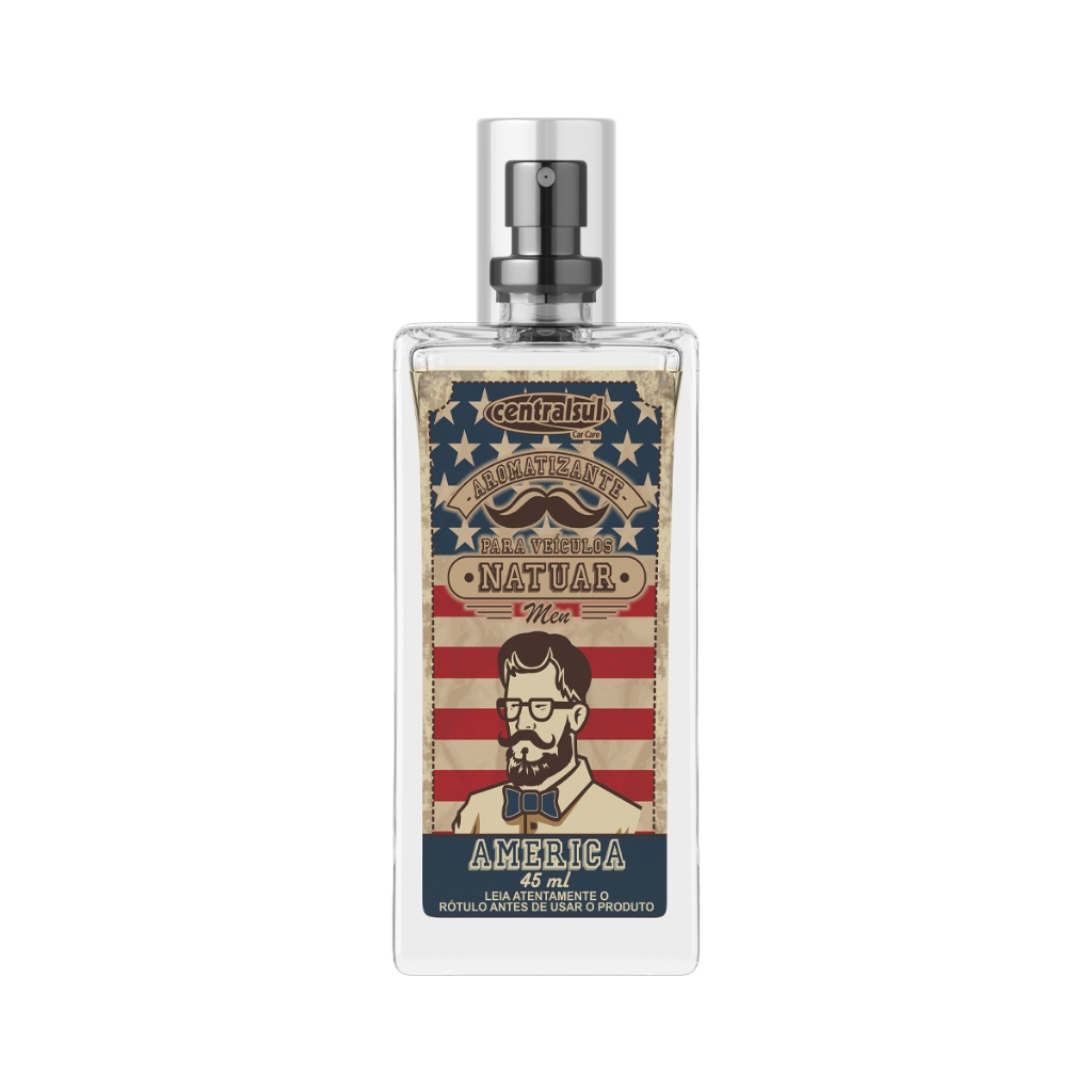 AROMATIZANTE NATUAR MEN AMERICA 45 ML CENTRALSUL