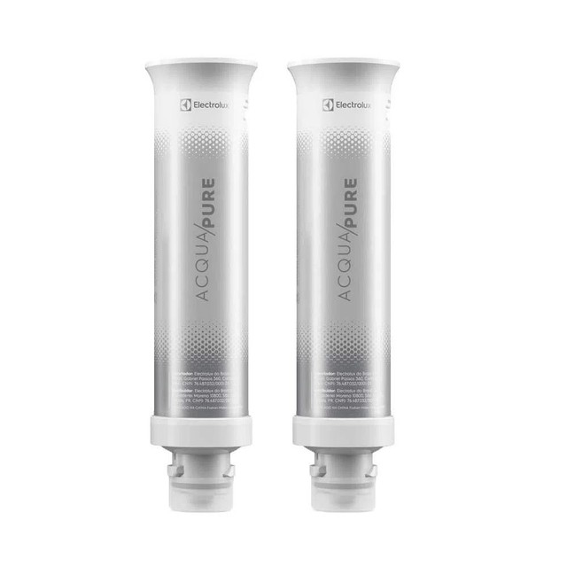 Kit 2 Refis Acqua Pure para Purificador de Água Electrolux Original