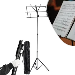 Estante De Partitura Suporte Oscar Stands Os202 Retrátil Dobrável + Capa Bolsa de Transporte