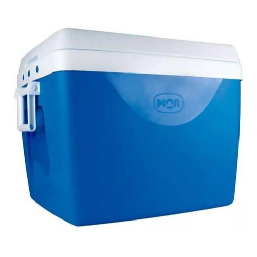 Caixa Térmica Grande Com Alça Camping Praia 75l Preto Azul Vermelho Mor