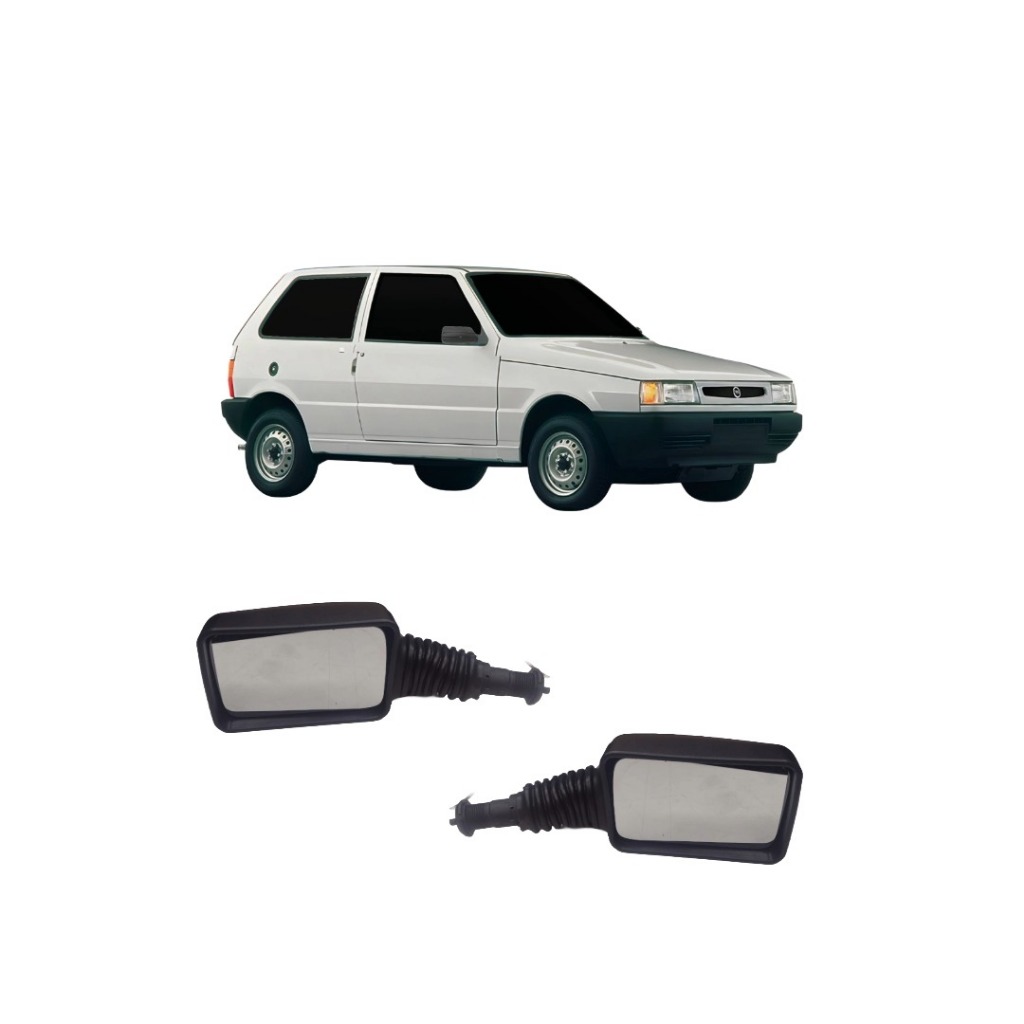 Retrovisor Externo Fiat Uno Uno young Ep sx smart 1991 1992 1993 1994 1995 1996 1997 1998 1999 2000