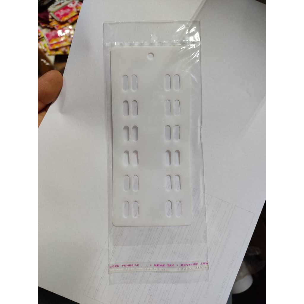 catela de embalagem e sacola para piranha grampos tictacs kit 100unidades