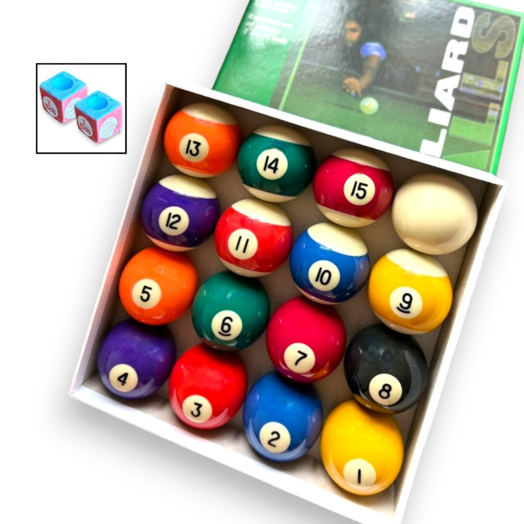 Bola De Sinuca 52mm Jogo Sinuca Bilhar Bolas Resina Qualidade Premium Profissional Bolão Branco 54mm