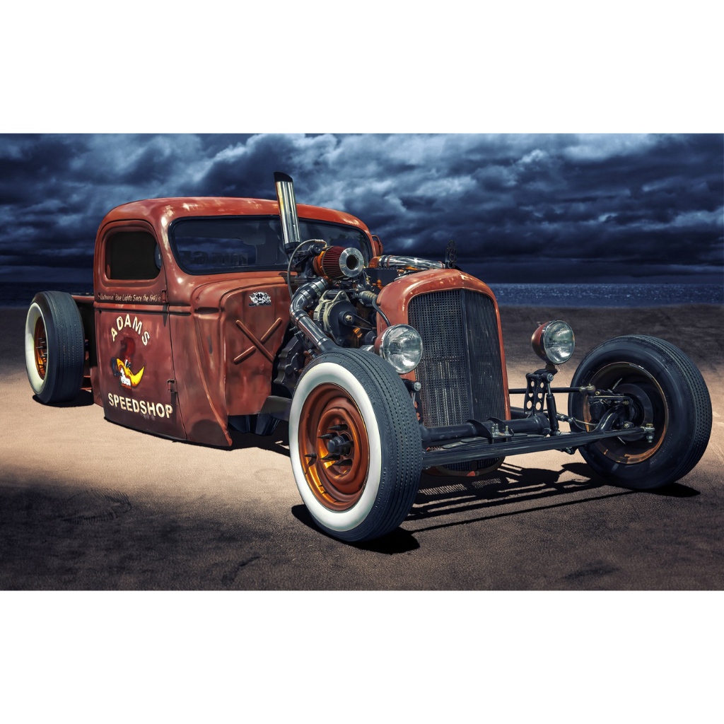 Adesivo decorativo  Retrô - Rat Rod -   Art & Decora - 33 Cm X 48 Cm