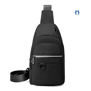 Bolsa de Ombro Transversal Masculina Mochila Impermeável Esportiva e Casual
