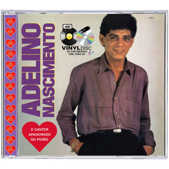 CD Adelino nascimento - Brega do Amor 1991 / Edçao Vinyl disc