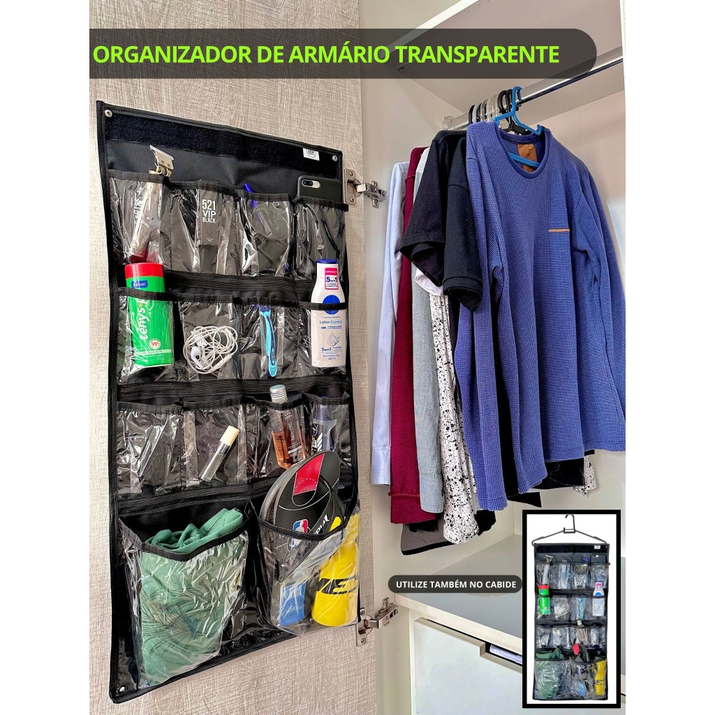 Organizador de Armário Porta Objetos Sapateira de Porta Artigo militar Curso dia a dia