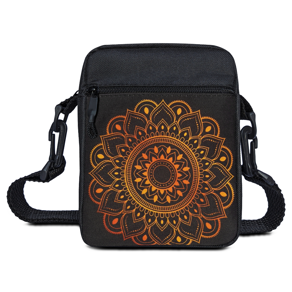Shoulder Bag Mandala Bolsa Transversal Pequena Pochete Mini Necessaire