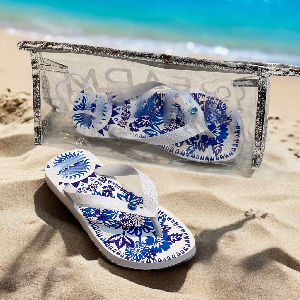 Só hoje! Chinelo Feminino com Bolsinha Necessaire Envio Rápido