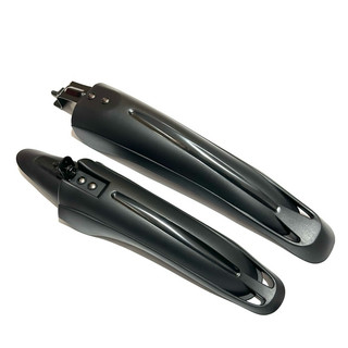 Par de Paralamas Bike NIPARTE de Nylon cor Preto Para Bicicleta Aro 26 a 29”