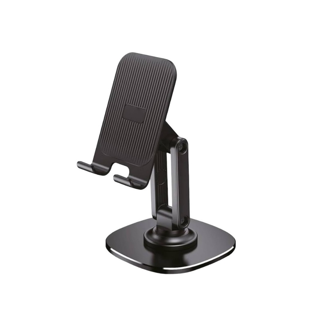 Suporte de celular de mesa alumínio com base giratória 360° tipo 2 LN