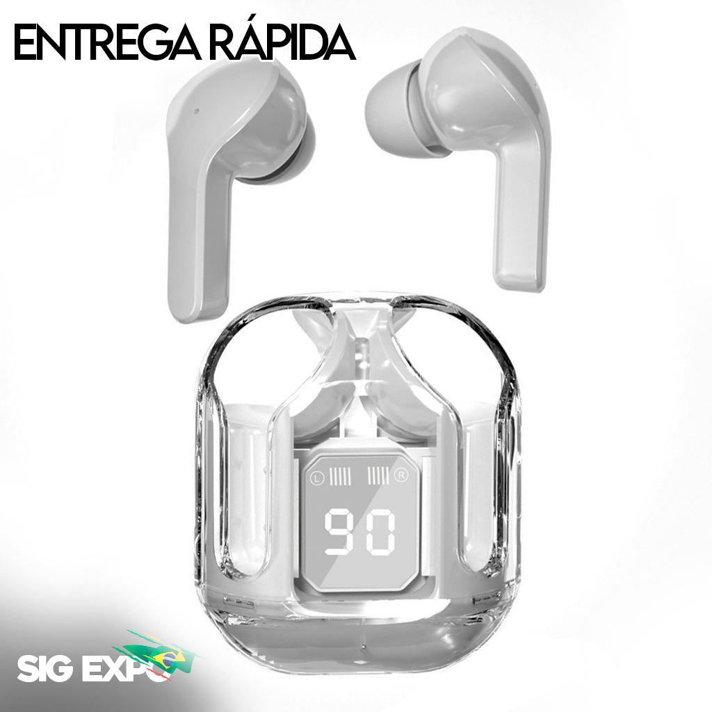 Super Fones De Ouvido Bluetooth 5.3 In-ear Sem Fio TWS Branco 2026 na Shopee