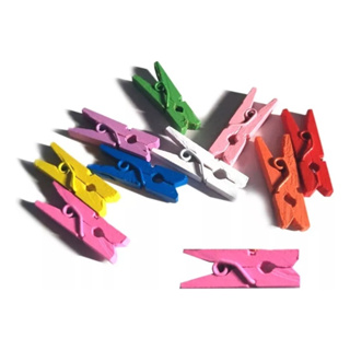Mini Pregador 100 Peças Colorido Prendedor Organizador Clip Para Usar Em Papel Lembretes Embalagens em Oferta na Shopee