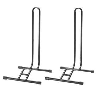 Suporte De Bicicleta P/chão Acomoda Modelo Aro 29 C/ Apoio P/ Duas bikes