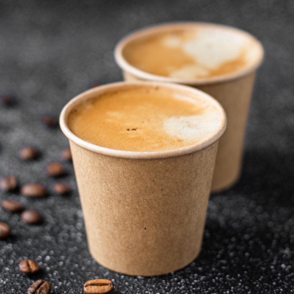 Copo de Papel 120ml Térmico Kraft p/ Café Chá Agua Suco em Oferta na Shopee