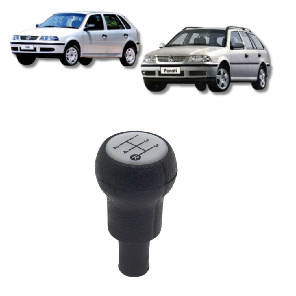 Bola de Câmbio Manopla GOL PARATI SAVEIRO 99/05 - RESINA PRATA em Oferta na Shopee