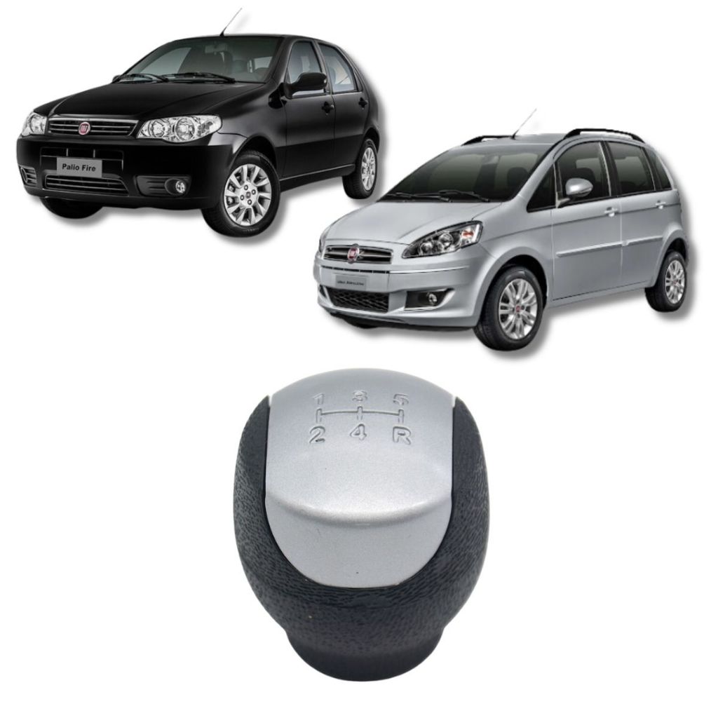 Bola de Câmbio Manopla PALIO ADVENT. 08/20  IDEA 06/16  SIENA 08/12 STRADA 04/13 – tampa CINZA