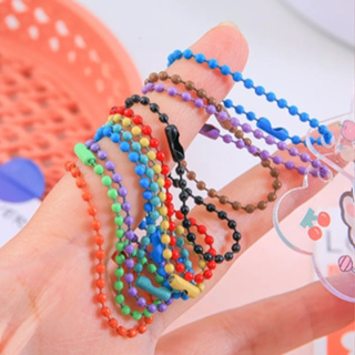 Corrente De Bolinha Chaveiro Tag Fecho Canoa 12cm Para Lembrancinha em Oferta na Shopee