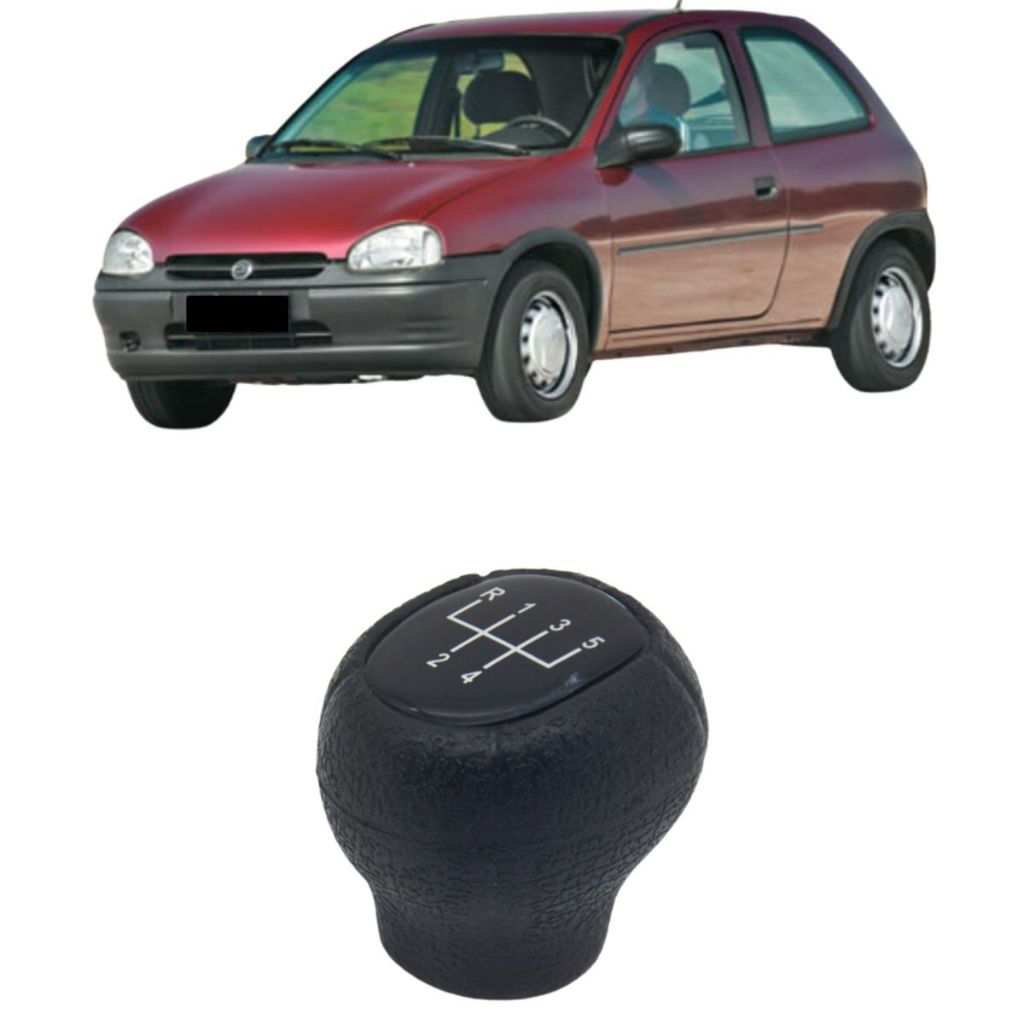 Bola de Câmbio Manopla Corsa 94/99– RESINA PRETA