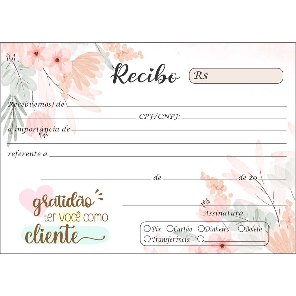 Bloco de Recibos 100 fls 10x14 Linhas Especial