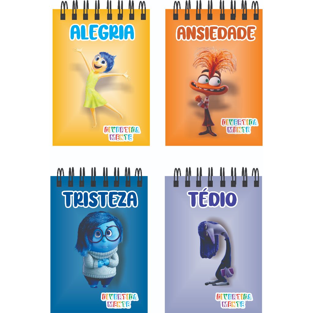 KIT COM 20 30 40 ou 50 bloquinhos DIVERTIDOS tamanho 7x10cm SEM PAUTA LEMBRANCINHAS INFANTIS em Oferta na Shopee